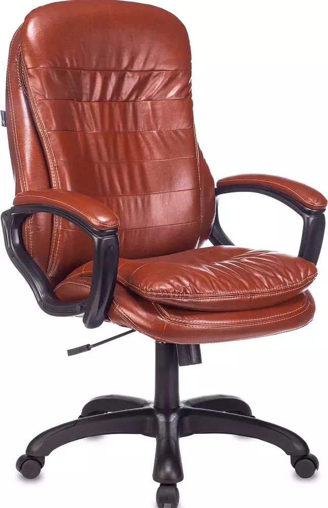 Кресло руководителя Бюрократ T-9950LT коричневый Boroko-37 эко.кожа крестовина Пластик Тип механизма #1