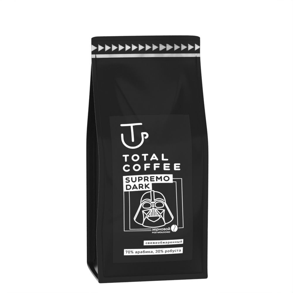 Кофе в зернах Total Coffee Supremo Dark 1 кг. #1