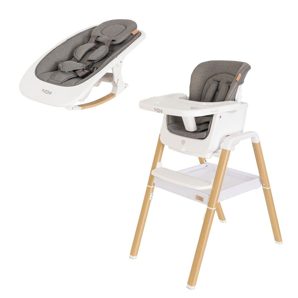 Стул для кормления Tutti Bambini High chair NOVA Complete White/Oak 611010/3511B #1