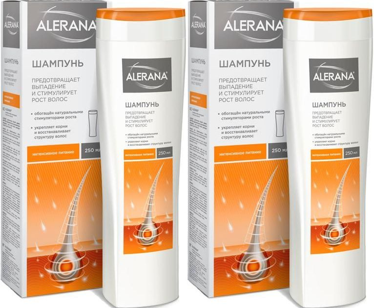 Шампунь Alerana интенсивное питание 250 мл, комплект: 2 упаковки по 350 мл  #1
