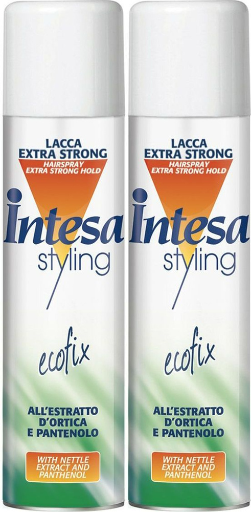 Лак Intesa Extra Strong Hold для всех типов волос суперсильная фиксация, комплект: 2 упаковки по 500 #1