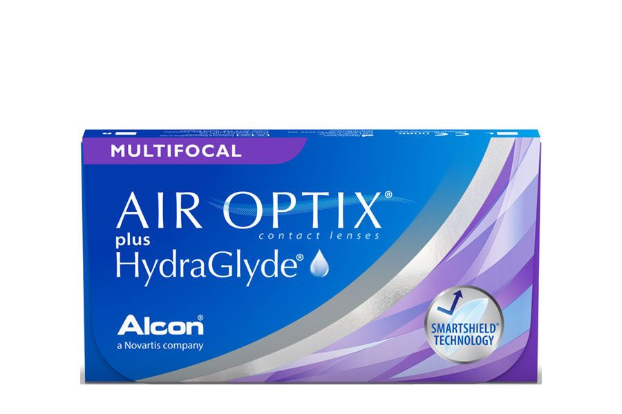 Air Optix Plus HydraGlyde Multifocal +0.50 / HIGH (высокая аддидация) / 14.2 / 8.6, 3 штуки (линзы), #1