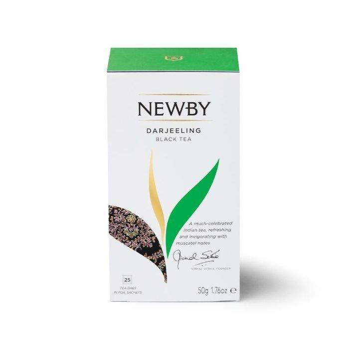 Чай "Newby" черный "Darjeeling" 25 пакетиков. #1