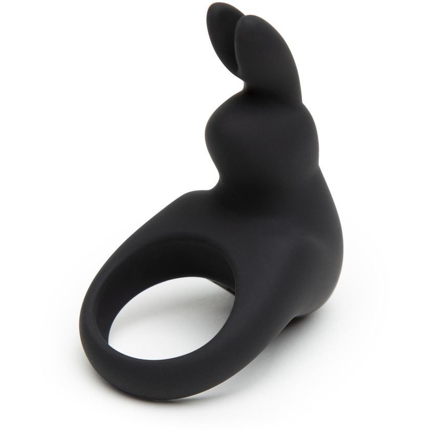 Черное эрекционное виброкольцо Happy Rabbit Rechargeable Rabbit Cock Ring  #1