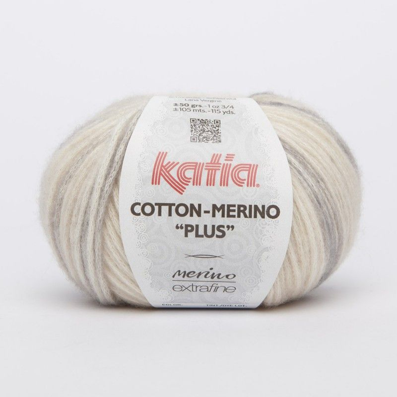 Пряжа Cotton-Merino plus by Katia #1