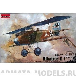 Сборная модель Roden Rod614 Самолёт ALBATROS D.1 #1