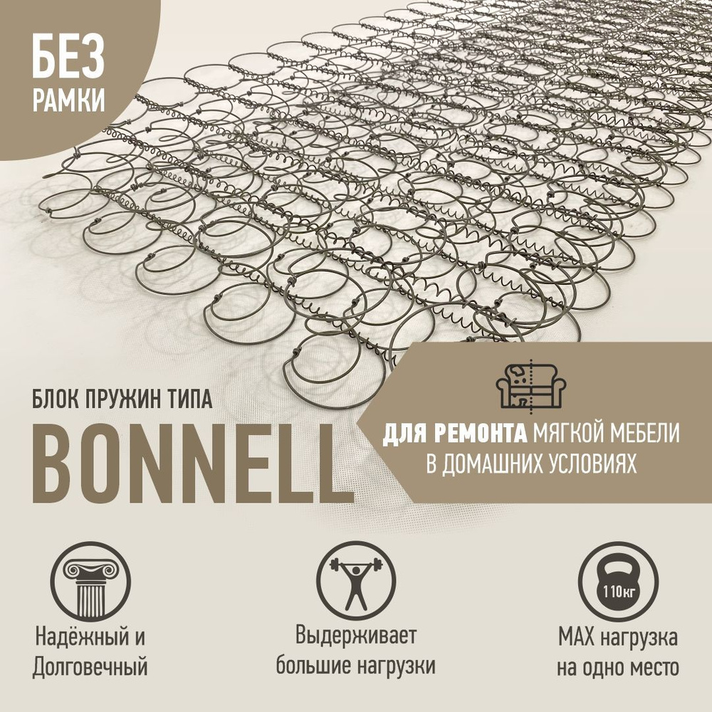 Пружинный блок  Bonnell 570*1820*120 без рамки #1