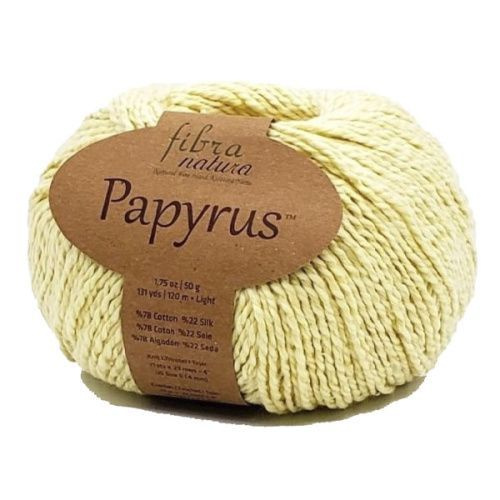 Пряжа Fibra Natura Papyrus 22903 Фибра Натура Папирус, 77% хлопок, 23% шёлк, 50 г, 120 м, 1 моток  #1