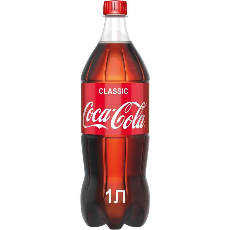 Газированный напиток Coca-Cola ( Кока-кола ) 1л ПЭТx9шт (Грузия)  #1