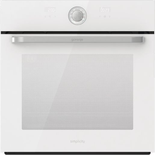 Gorenje  духовой шкаф BOS6737SYW белый (сенсор, телескоп), 60 см #1