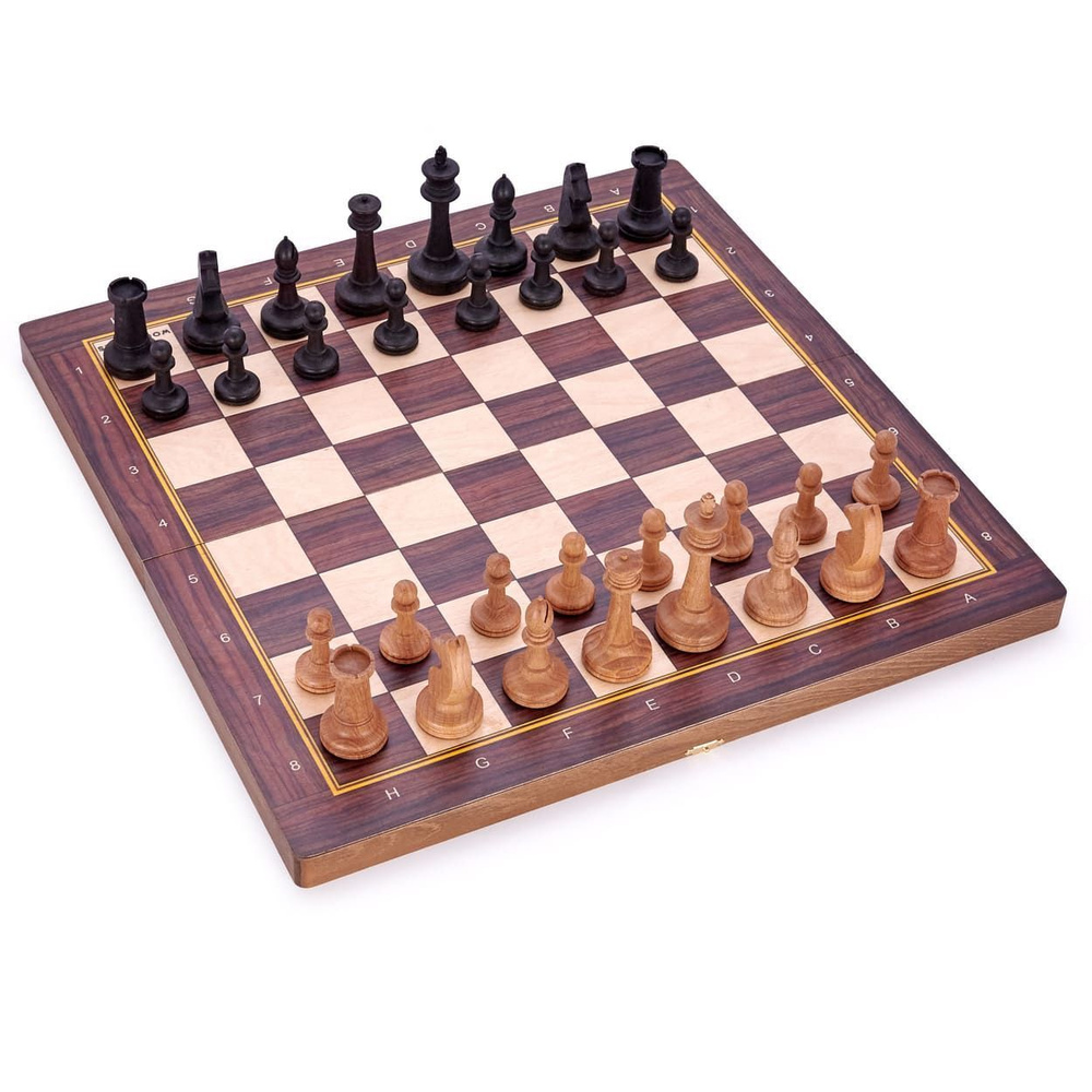 Шахматы складные "Турнирные" бук, WoodG #1