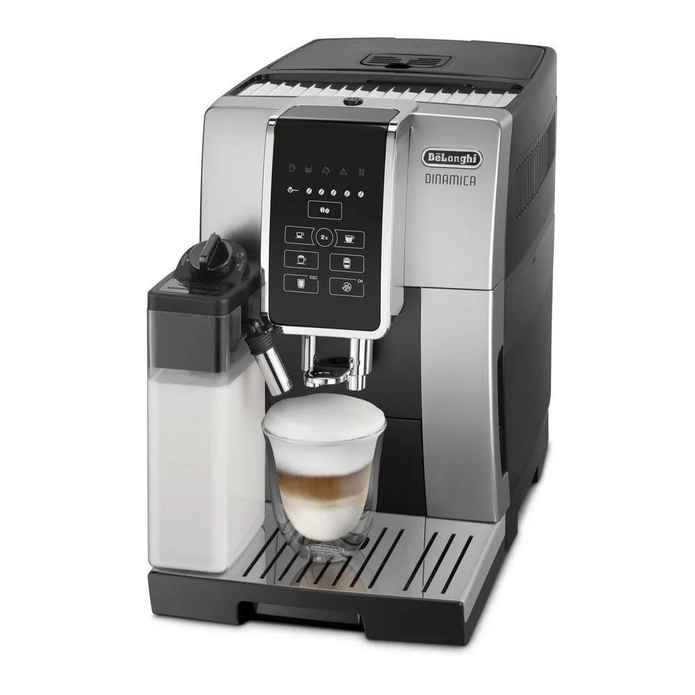 DeLonghi Автоматическая кофемашина Dinamica ECAM350.50.SB, черный, серебристый  #1