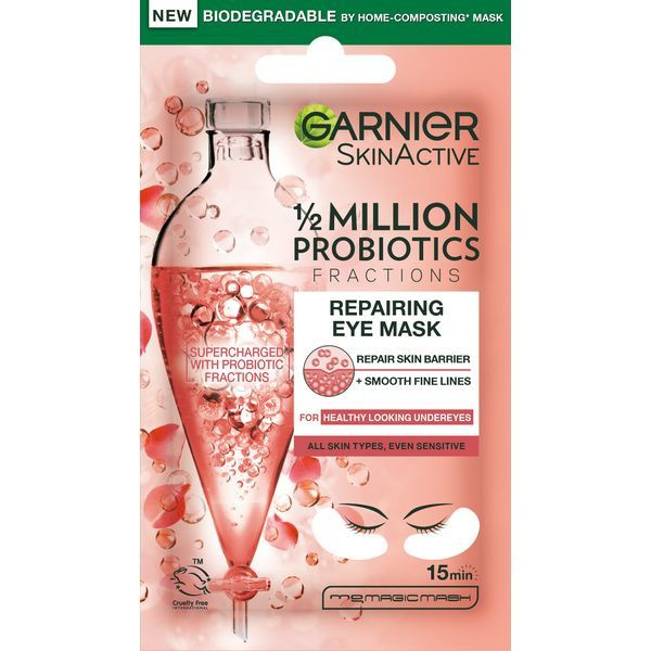 Garnier Патчи тканевые для глаз Skin Active Восстанавливающие с Пробиотиками, 6 г  #1