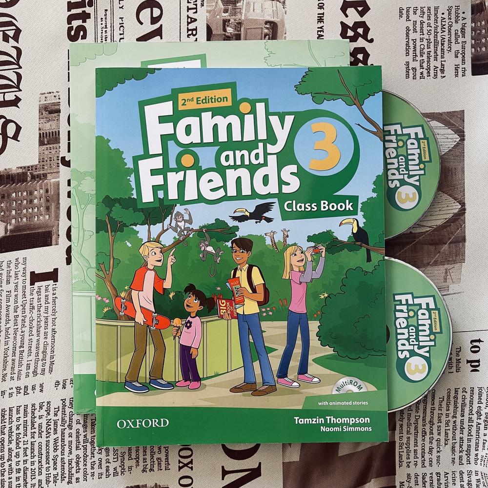 Family And Friends 3. Class Book+Workbook+2 CDs - купить с доставкой по ...