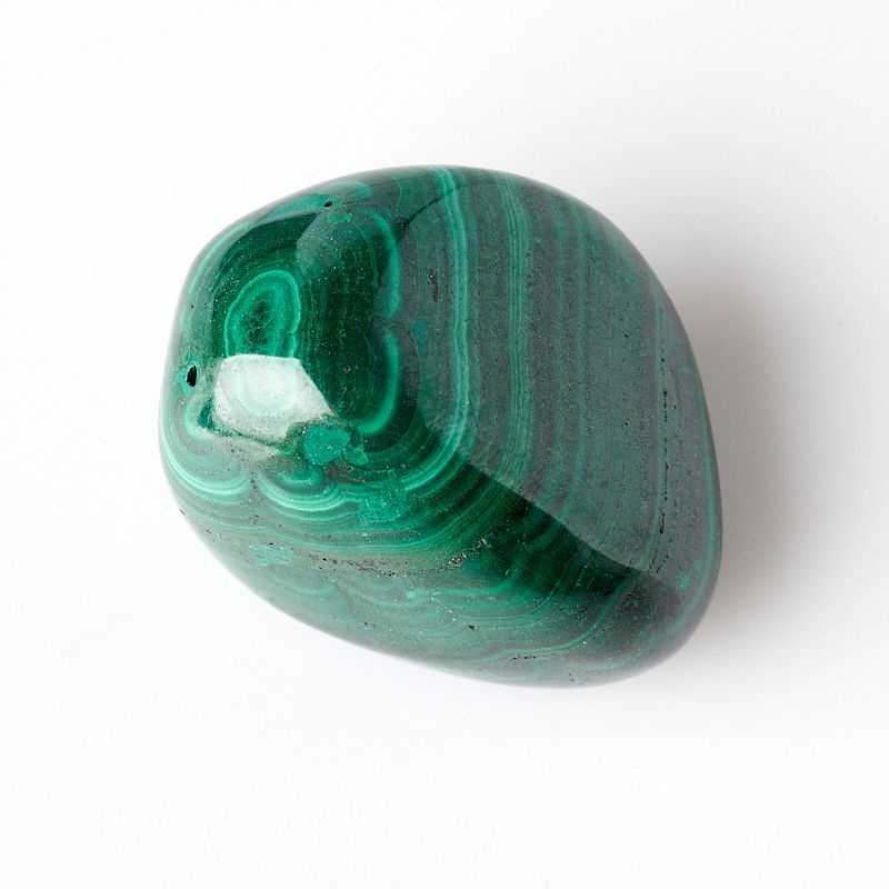 Камень натуральный самоцвет Малахит 2,5 см+ оберег, талисман, амулет  #1