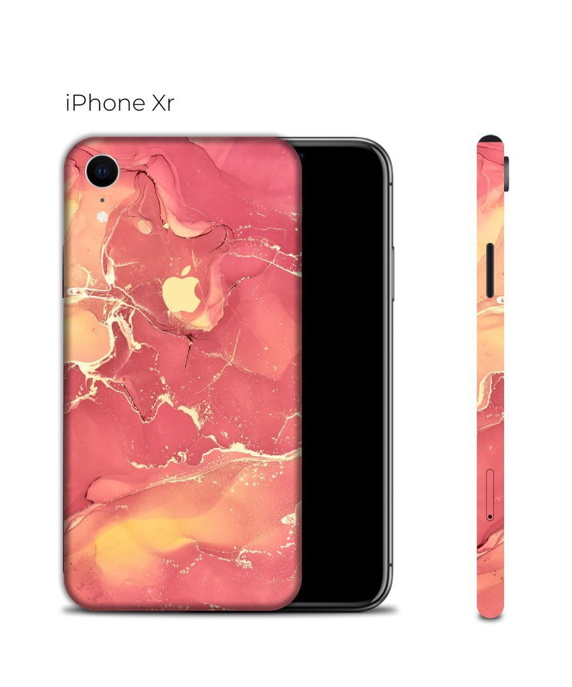 Защитная пленка на Айфон Икс Эр с защитой краёв / Виниловая наклейка на ...