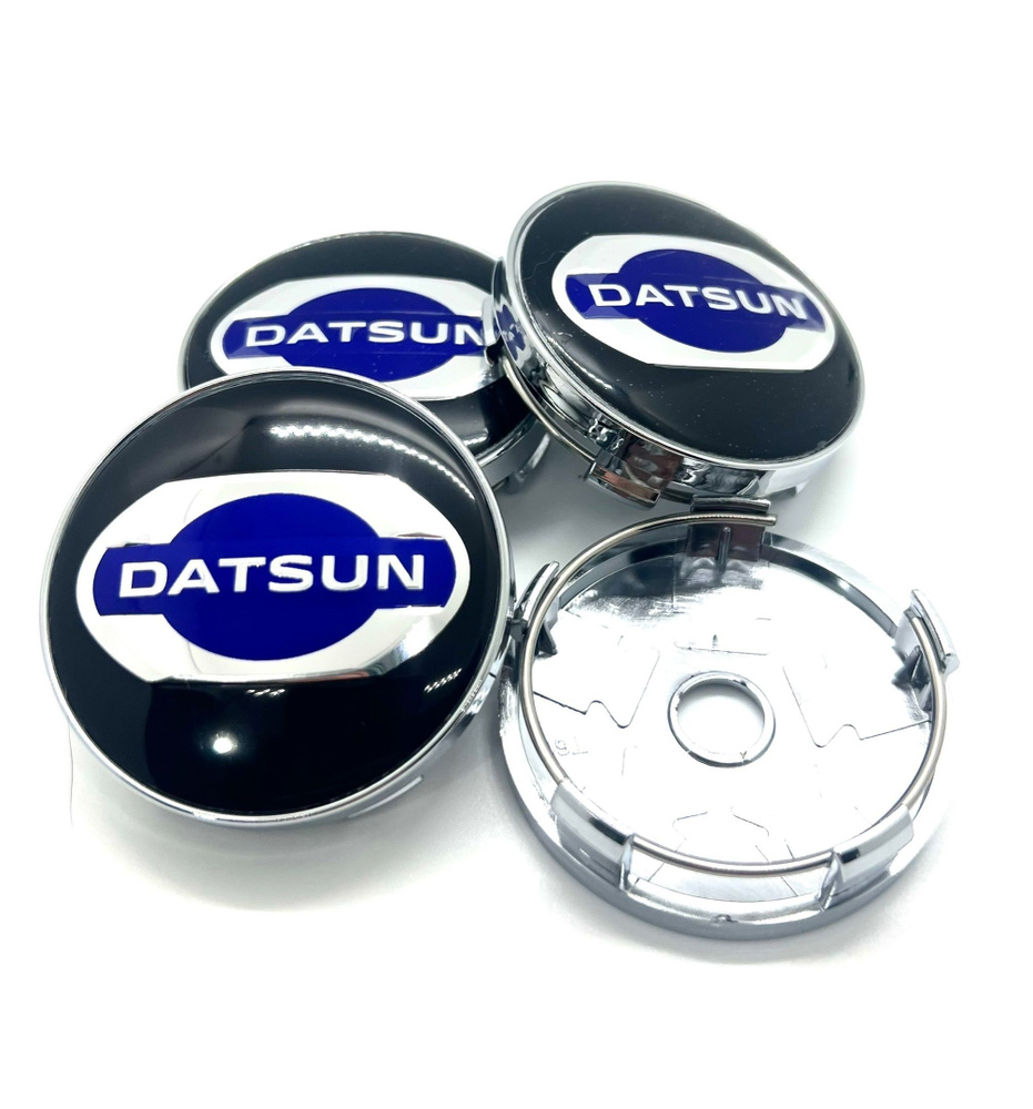 Колпачки заглушки на литые диски Универсальные (Tech Line / Neo/ Venti / RST) Datsun 60/56/9мм 4 колпака. #1