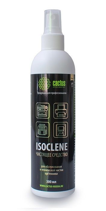 Очиститель-антисептик универсальный спрей 300 мл, Чистящее универсальное средство Cactus CS-ISOCLENE300, #1