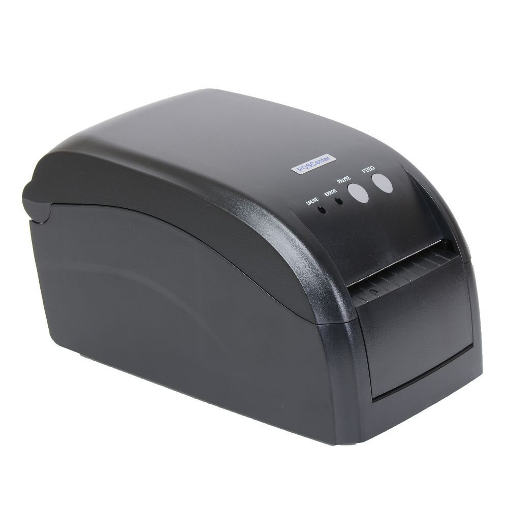 POScenter Принтер для наклеек/этикеток термо термо принтер, черный, белый  #1
