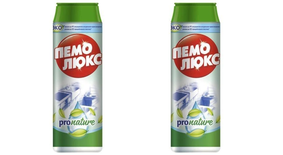 Чистящий порошок Пемолюкс Pro nature, 480г х 2шт #1