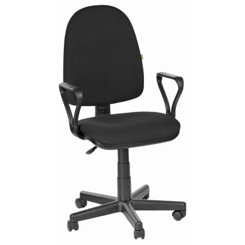 Компьютерное кресло, с поддержкой спины, ткань, черный OLSS ПРЕСТИЖ В-14  #1