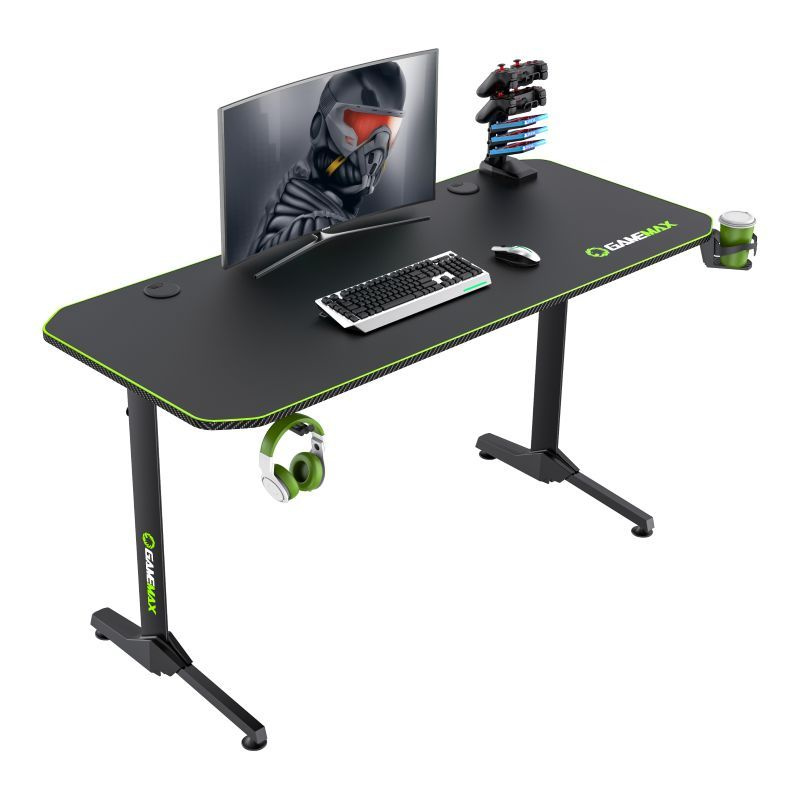 Компьютерный стол для геймера GameMax D140-Carbon #1