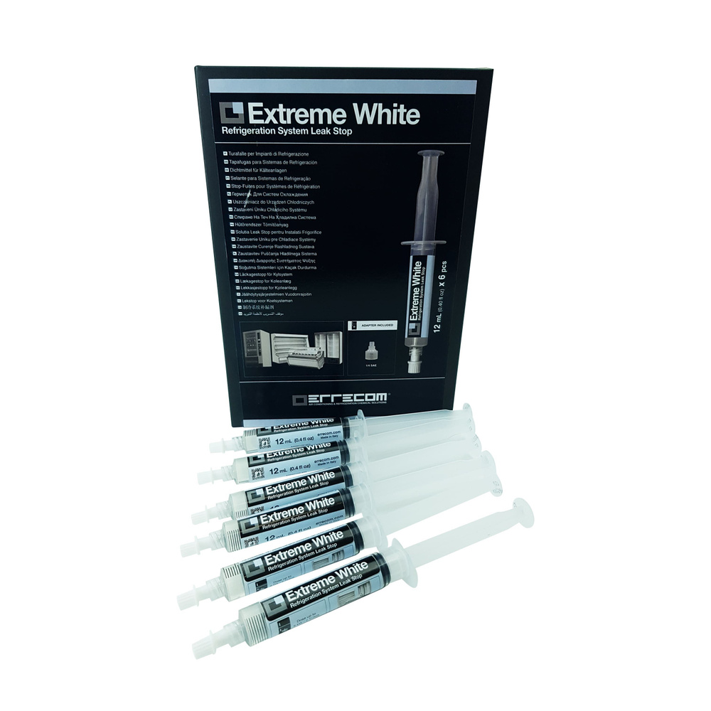 Герметик Errecom EXTREME WHITE для холодильных установок с R600-R290, 6 картриджей по 12 ml (TR1156.L6.J1) #1