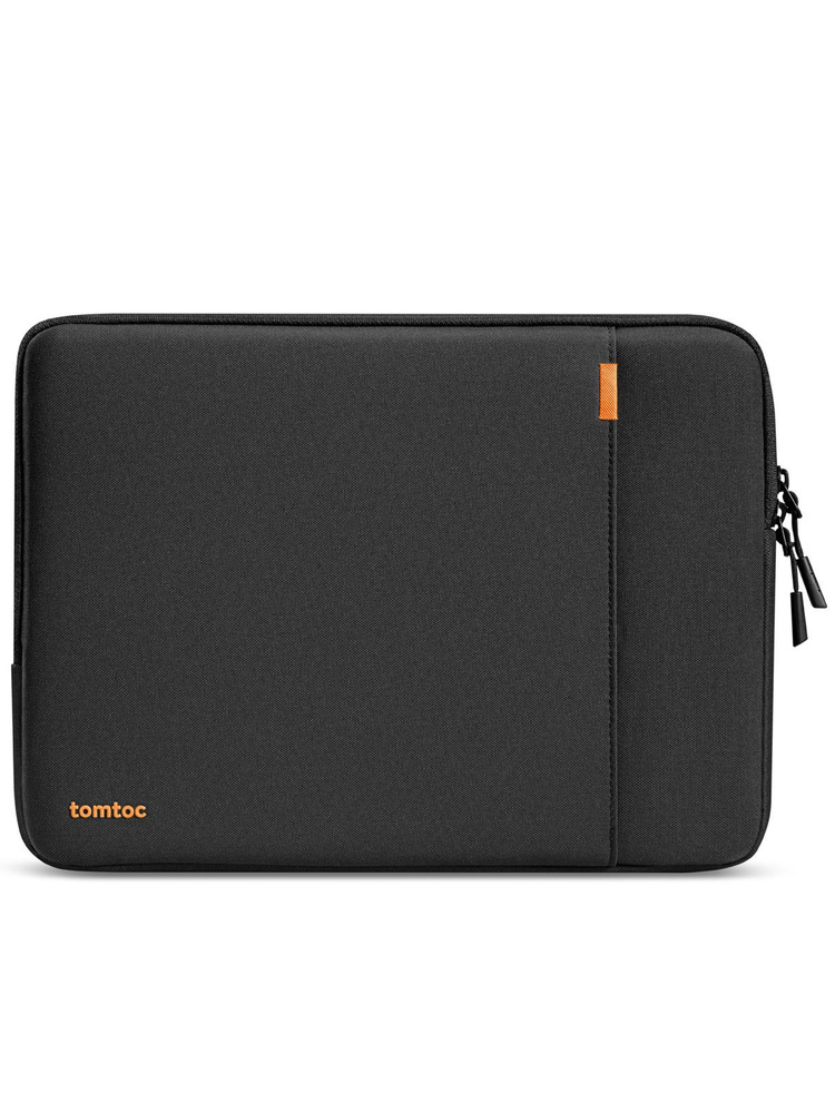 Чехол Tomtoc Defender A13 для ноутбука 15,6" на молнии, с усиленными углами и мягкой подкладкой, черный #1