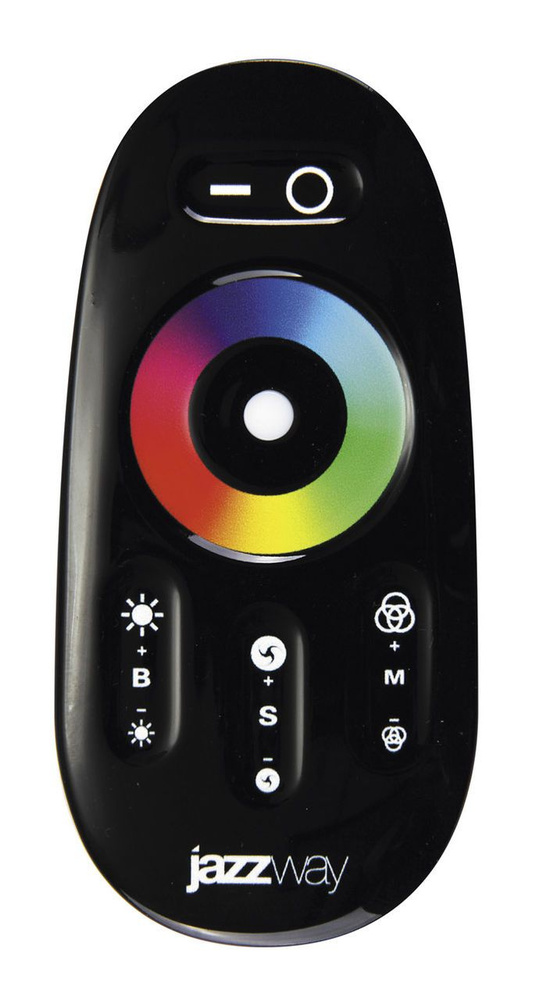 Контроллер PRC-4000RF RGB BL (черный) 12/24V 216/432Вт, Jazzway, 1 шт. #1