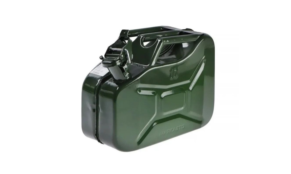 Канистра 10л Зеленая канистра для бензина канистра для бензина литров канистра для бензина металлическая #1