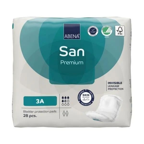 Прокладки урологические универсальные Abena San Premium 3A, 4,5 капли, 600 мл, 28 штук  #1