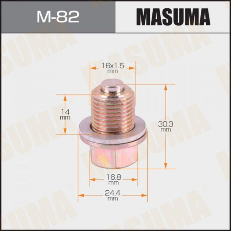 Болт слива масла MASUMA M82 #1