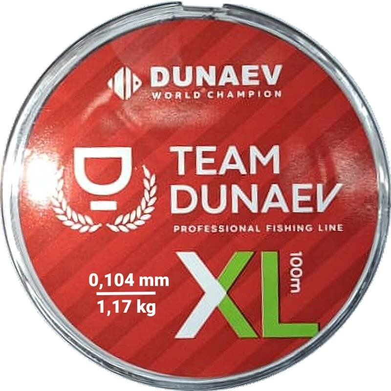 Леска Dunaev TEAM DUNAEV XL 100м 0.148мм 2.21кг #1