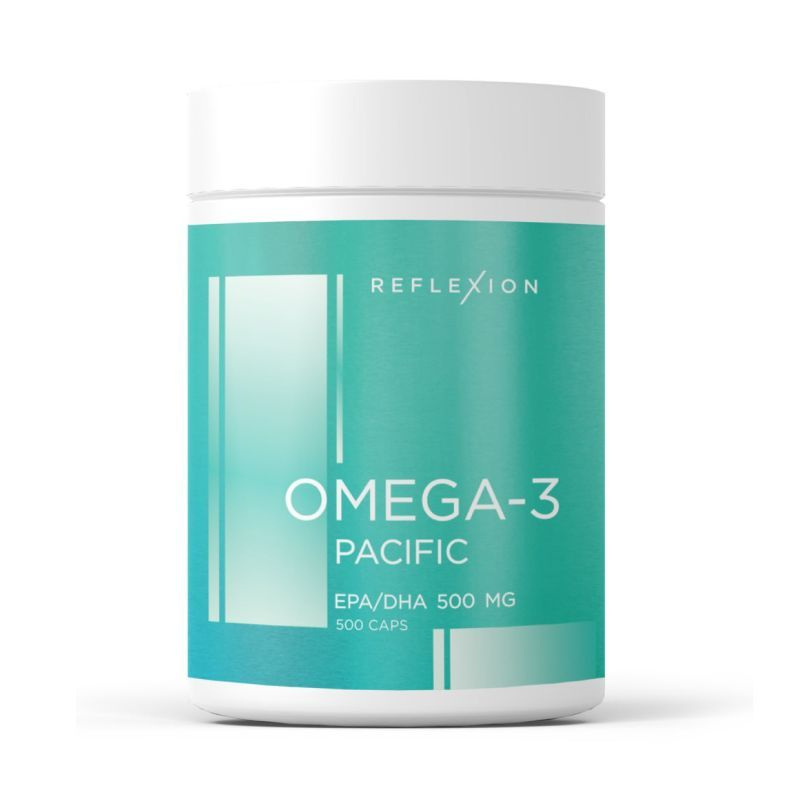 Омега 3 500 мг, 500 капс, Reflexion Omega-3 Pacific EPA/DHA, Рыбий жир для женщин мужчин детей  #1