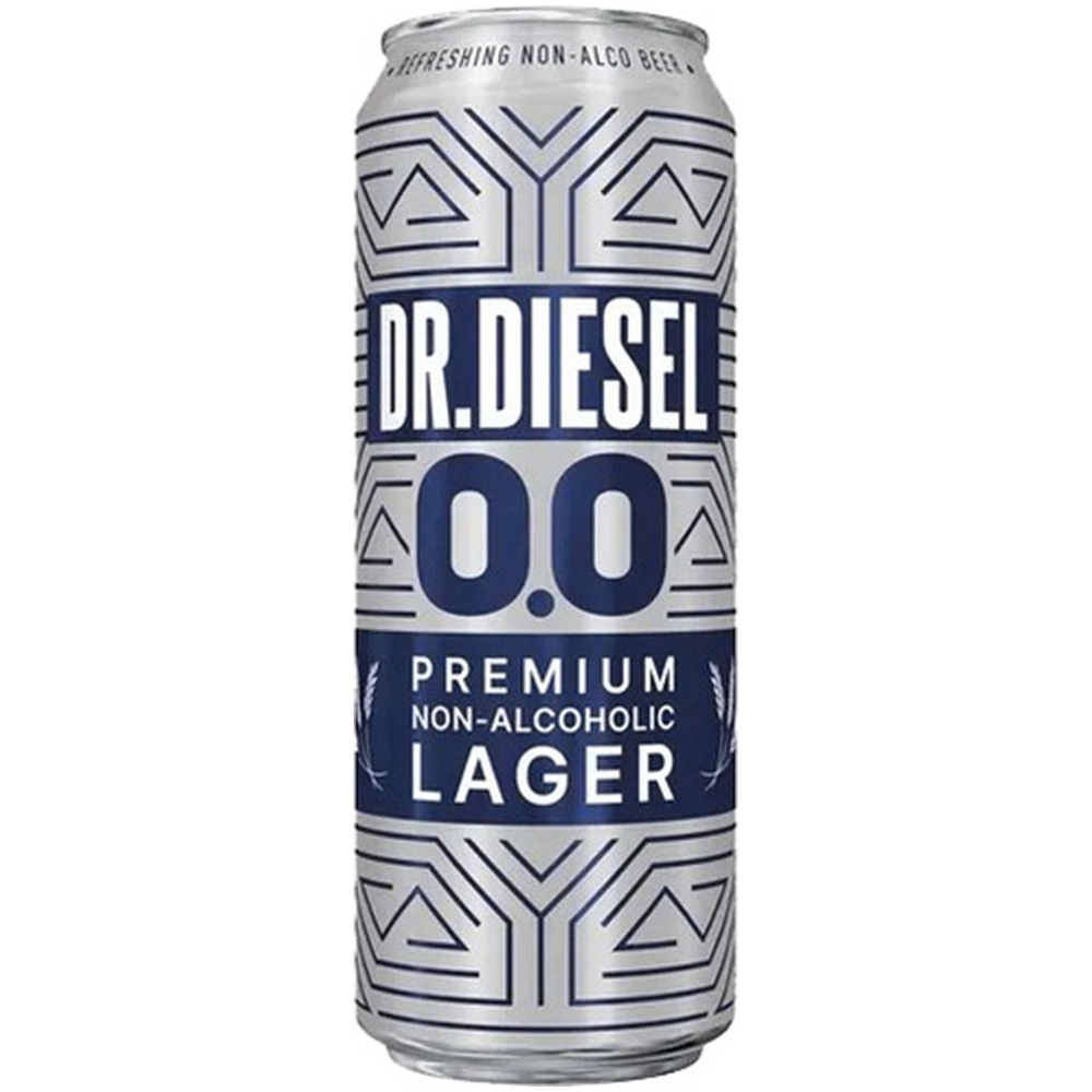 Пиво безалкогольное Dr. Diesel светлое фильтрованное 0.3%, 430мл х 8 штук  #1