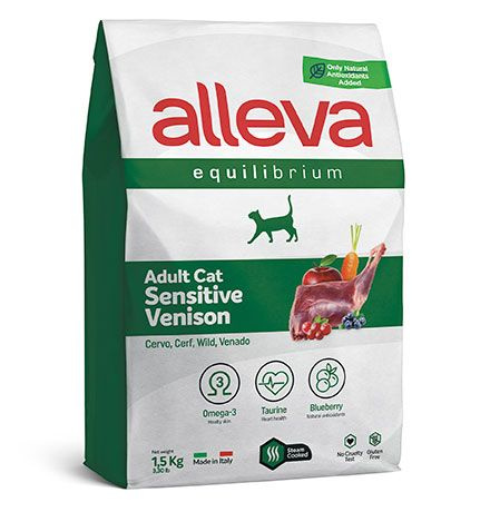 Alleva Equilibrium Adult Cat Sensitive Venison / Сухой корм Аллева для взрослых кошек с Чувствительным #1