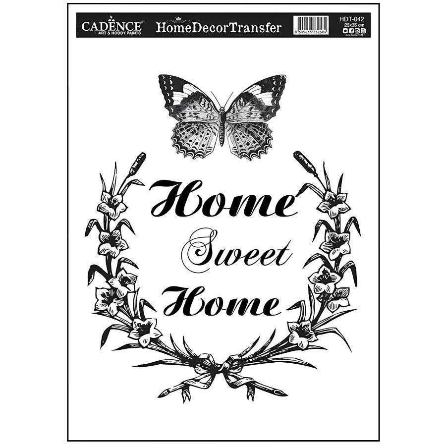 Трансфер универсальный Cadence Home Decor Transfer 25х35см. HDT-042 #1