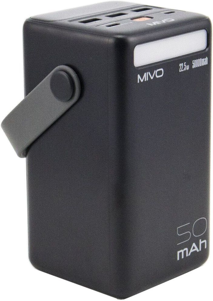 MIVO Внешний аккумулятор MB-500Q, 50000 мАч, черный #1