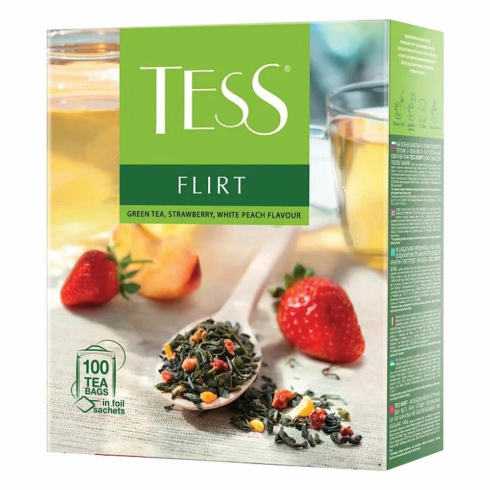 Чай TESS (Тесс) "Flirt" 100 пак.- 3уп #1
