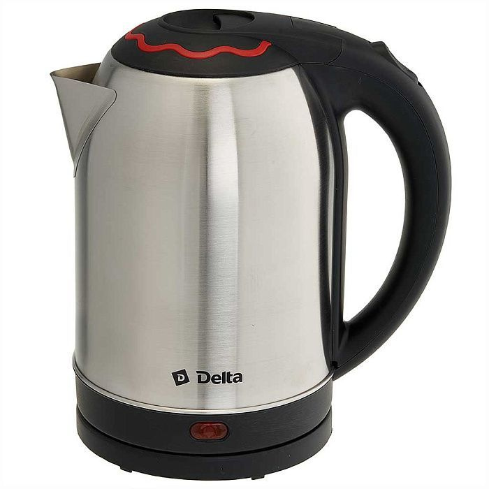 Delta Электрический чайник DL-1330, серебристый #1