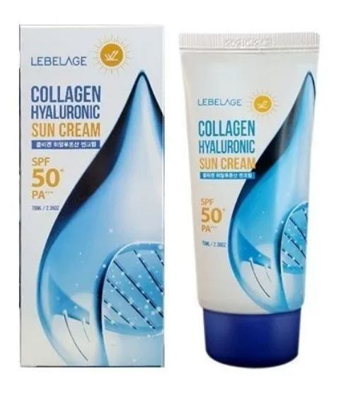 Lebelage, Collagen Hyaluronic Sun Cream, Солнцезащитный крем с коллагеном и гиалуроновой кислотой Spf50+ #1