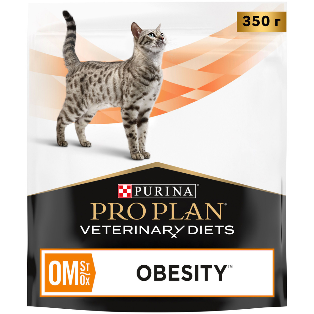 Проплан обесити, Pro Plan Veterinary Diets OM ST/OX Obesity Management Сухой корм для кошек при ожирении, #1
