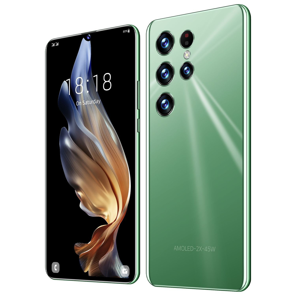 Смартфон Официальный сайт SAMSUMG s23ultra, 6,8-дюймовый экран высокой ...