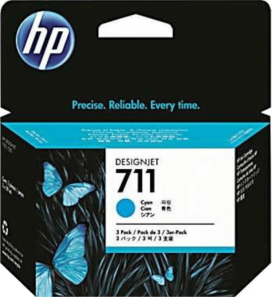 Картридж струйный HP 711 (CZ134A), голубой #1