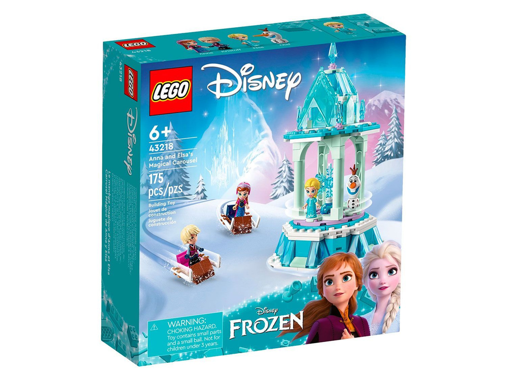 Конструктор LEGO Frozen Волшебная карусель Анны и Эльзы, 43218 #1