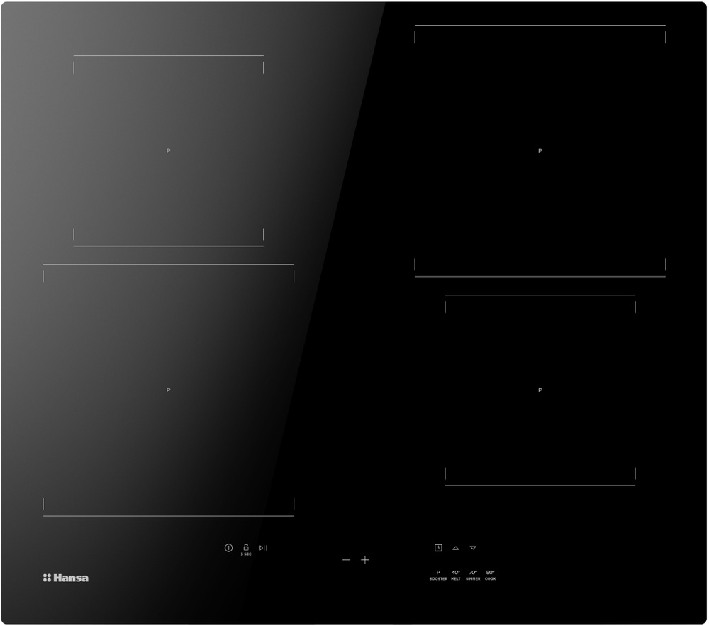 Hansa Индукционная варочная панель BHI67506, черный #1