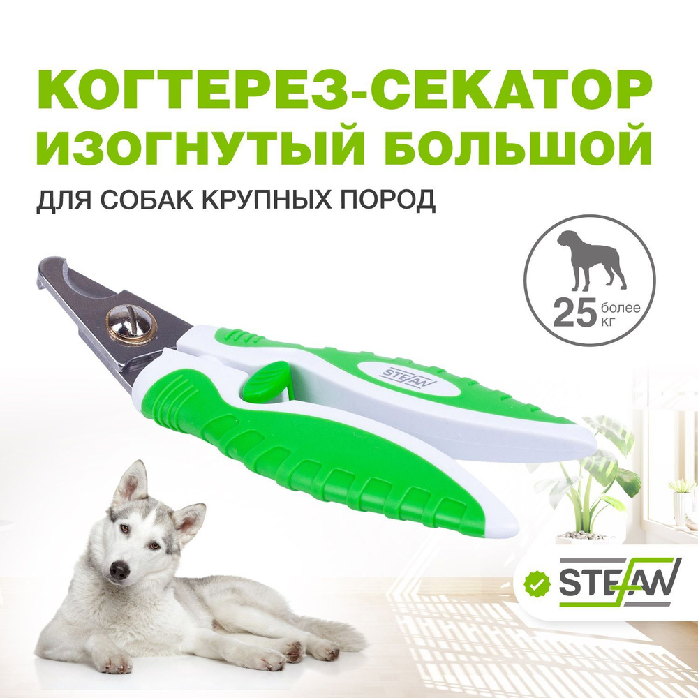 Когтерезка для собак, ножницы для когтей STEFAN (Штефан), изогнутый, большой, GL1011  #1