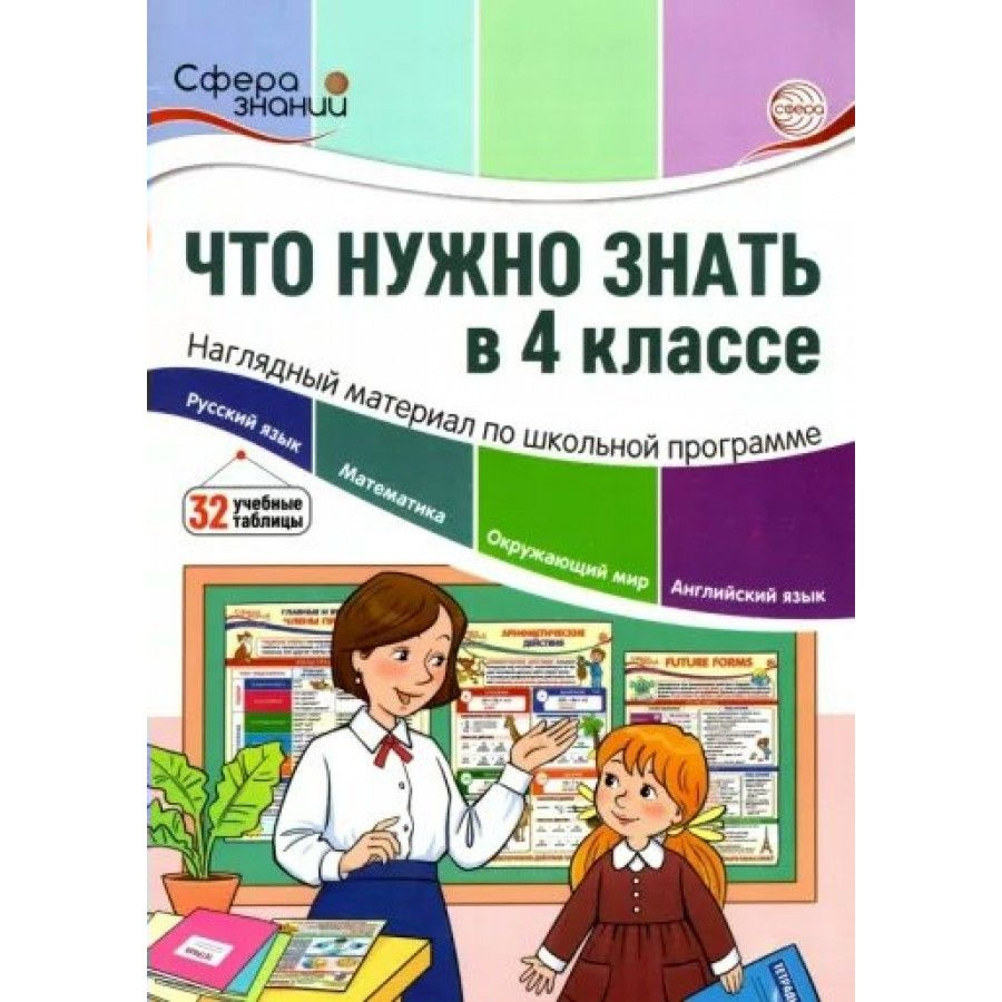 Что нужно знать в 4 классе: наглядный материал по школьной программе/ Цветкова Т. В. .  #1