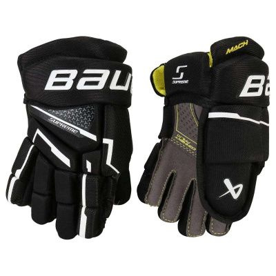 Перчатки BAUER SUPREME MACH YTH (BLK/WHT 8") #1