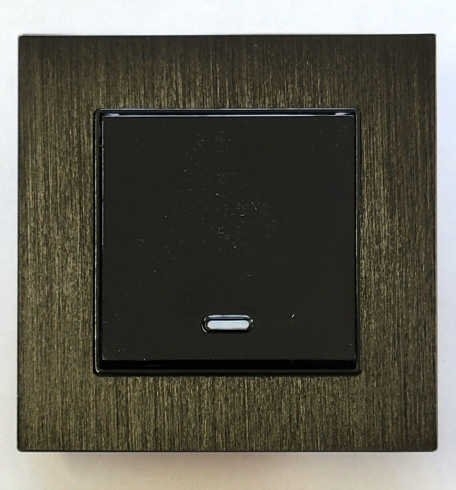 Smart Wall Light Switch Умный встраиваемый включатель одноклавишный черный черный Light Switch  #1